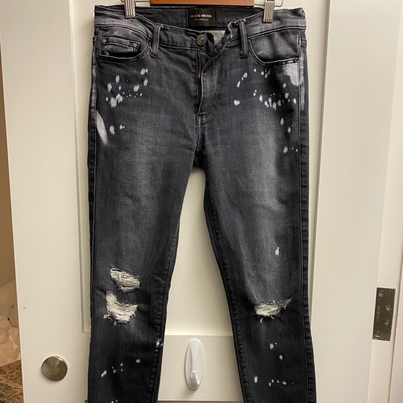 Black Orchid Noah Ankle Fray Jeans Sz 27 - Picture 4 of 7